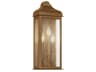 Madrid Outdoor Wall Sconce in Weathered Brass