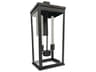 Elmgrove Outdoor Wall Light Modern Black Sconce