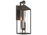 Portside Outdoor Wall Sconce Modern Black Lantern