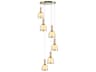 Juna 6-Light Brass Globe Round Pendant