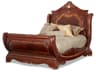 Cortina Quarry Brown Solid Wood California King Sleigh Bed
