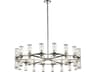 Revolve 36 Light Chandelier in Polished Nickel