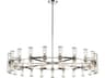 Revolve 42-Light Chandelier in Polished Nickel Modern Classic