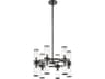 Revolve Chandelier Urban Bronze Taper Candle Light