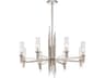 Torres Chandelier Polished Nickel 8 Light Modern Fixture