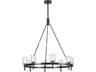 Lucian Round Chandelier Modern Urban Bronze