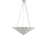 Martine Chandelier Antique White Sculptural 30 Inch