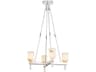 Lucian Pendant Polished Nickel Alabaster