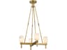 Lucian Pendant Light in Vintage Brass