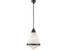 Willard Pendant Light in Urban Bronze with Matte Opal Glass