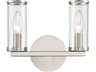 Revolve Two-Light Vanity Light in Polished Nickel
