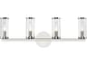 Revolve 4 Light Polished Nickel Vanity Light
