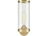 Revolve II Wall Sconce in Natural Brass