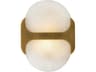 Odin Wall Sconce Vintage Brass Alabaster