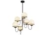 Alba Chandelier Modern 6 Light Fixture