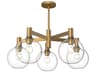 Castilla Chandelier Aged Gold Modern Fixture