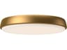 Laval 15-inch LED Flush Mount Ceiling Light in Aged Gold