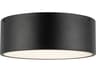Brisbane Flush Mount Ceiling Light Modern Matte Black
