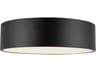 Brisbane Flush Mount Light Matte Black 16-Inch