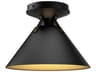 Archer Flush Mount Ceiling Light in Matte Black
