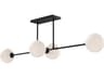 Cassia Linear Pendant Light Modern Matte Black