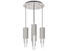 Bordeaux Brushed Nickel Cylinder Pendant
