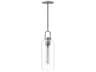 Soji Pendant Light Brushed Nickel Clear Glass