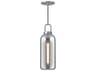 Soji Mini Pendant Light in Brushed Nickel with Smoked Glass