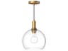 Castilla Pendant Light Aged Gold Modern