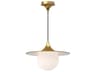 Fuji Pendant Light 16-Inch Brushed Gold