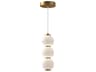 Bijou Pendant Light in Aged Gold Elegant