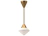 Nora Pendant Light Aged Gold Modern Mini