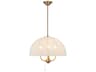 Crosby Pendant Light Brushed Gold 18-Inch