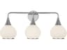 Hazel 3-Light Bath Vanity Light in Chrome
