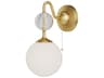 Celia Wall Sconce in Brushed Gold Elegant Lighting