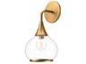 Hazel 1-Light Aged Gold Wall Sconce