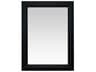 Solid Wood Framed Bathroom Mirror 24x32 Black Onyx