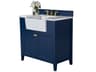 Adeline 36-Inch Bathroom Vanity Set Heritage Blue