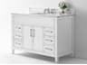 Aspen 48 Inch Bathroom Vanity in White