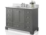 Audrey 48 in Single Bathroom Vanity Set in Sapphire Gray with Marble Top