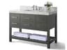 Bathroom Vanity Set Elizabeth 48 Inch Sapphire Gray