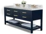 Double Bathroom Vanity Set Elizabeth 72 Inch Heritage Blue