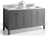 Maili 60 Inch Bathroom Vanity in Sapphire Gray