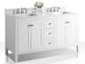 Maili 60 Inch Double Vanity White Bathroom Furniture