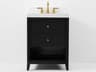 Bathroom Vanity Momo 24 Inch Black Oak