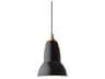 Original 1227 Brass Pendant Light Jet Black