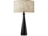 Linda Table Lamp Black Tapered Base