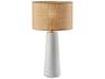 Sheffield Tall Table Lamp White Rattan
