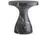 Arteriors Serafina Accent Table Black Faux Marble