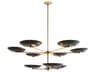 Griffith Two Tiered Chandelier Mid-Century Modern